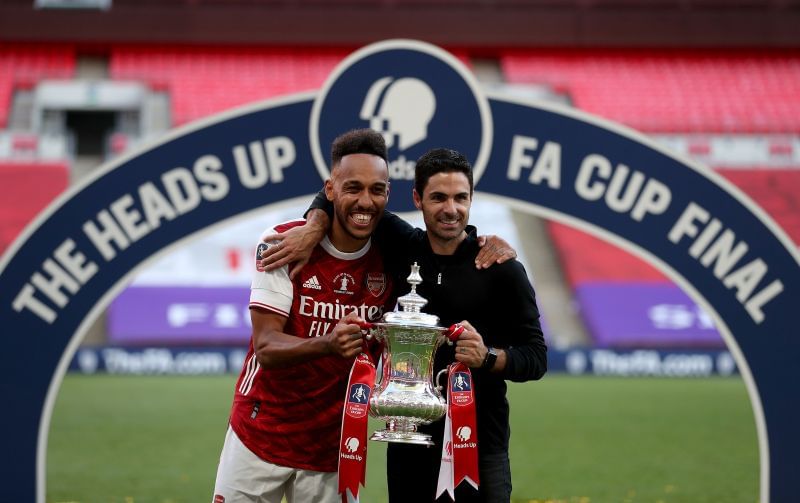 Mikel Arteta is confident that Pierre-Emerick Aubameyang will sign a new contract at Arsenal soon