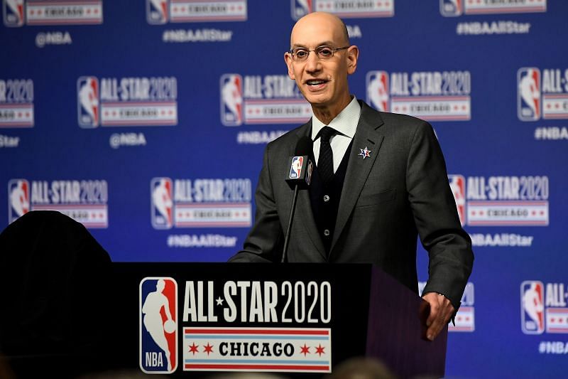 In NBA news, Commissioner Adam Silver hints at a late start of the next season