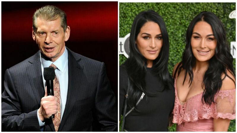 Vince McMahon and The Bella Twins