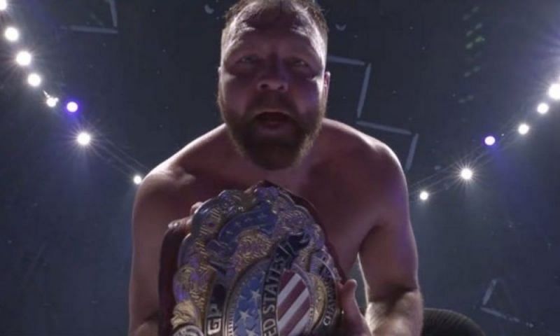 Jon Moxley with the IWGP United States Championship