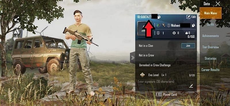 How to find PUBG Mobile ID