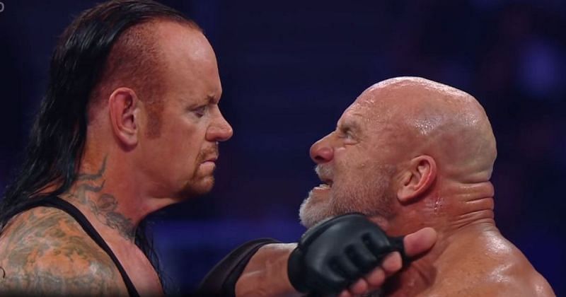 The Undertaker and Goldberg in WWE