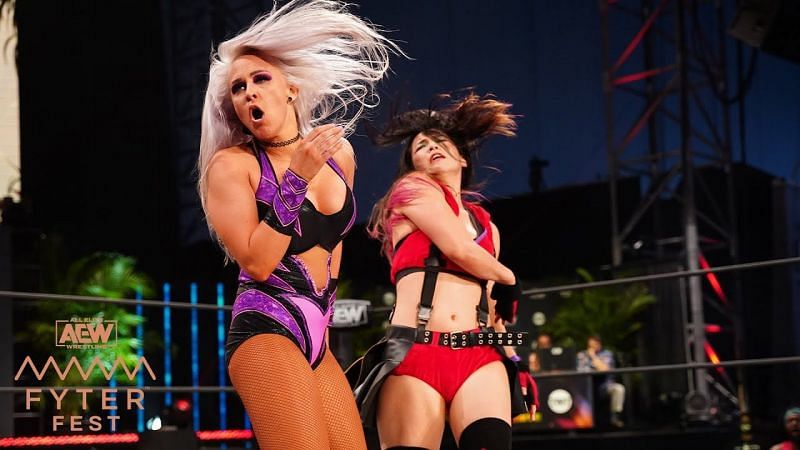 Penelope Ford gave Shida all she could handle