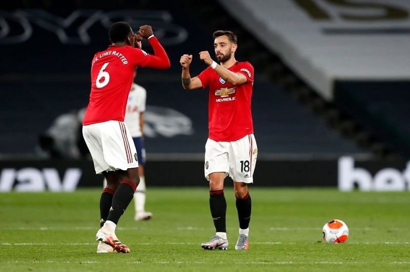 Paul Pogba and Bruno Fernandes form a lethal pair in midfield for Manchester United