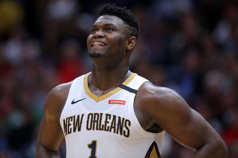 Zion Williamson in action for New Orleans Pelicans