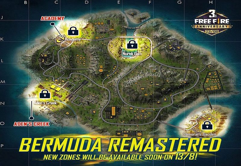 Free Fire: How to download new Bermuda remastered map