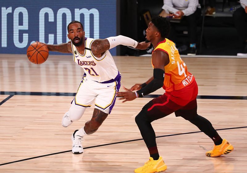 J.R. Smith in action for the LA Lakers