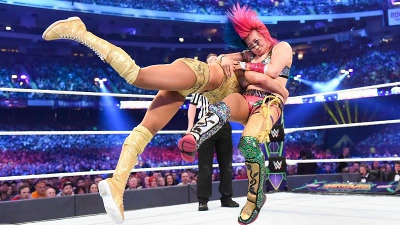 The Queen vs. The Empress at WWE WrestleMania 34.