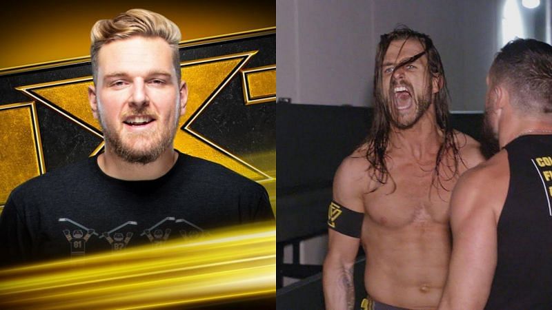 Pat McAfee and Adam Cole.