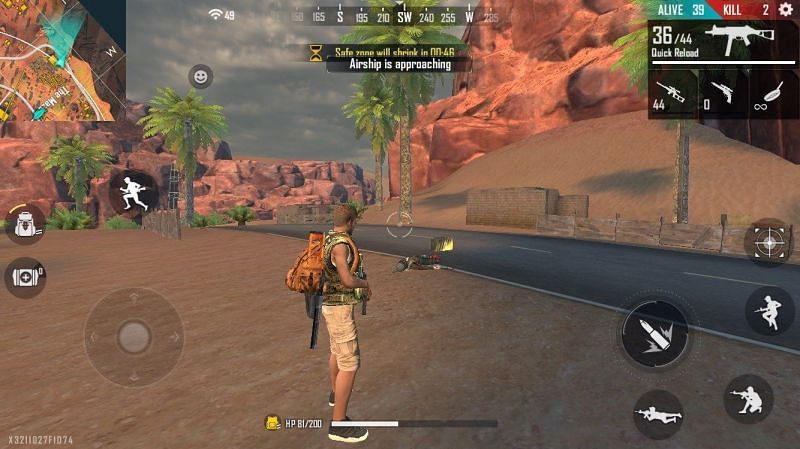 Free Fire players can play solo squads in the game. (Image Credit: Malavida)