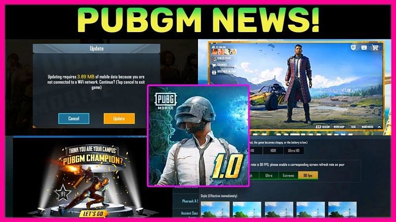 PUBG Mobile 1.0 beta update size in MB (Image credits: Spartan Subh YouTube)