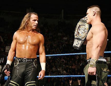 The short-lived tag team of John Cena and Shawn Michaels