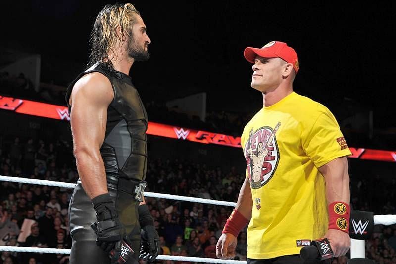 John Cena recently praised Seth Rollins for his work during the COVID-19 pandemic