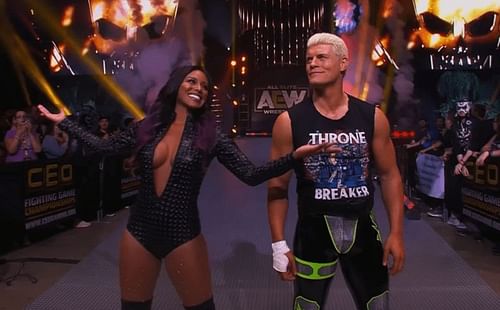 Brandi Rhodes and Cody