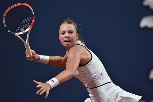 Anett Kontaveit will go up against Czech Republic's Marie Bouzkova in the Round of 16