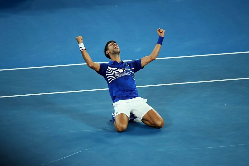 Novak Djokovic won his first round match against Ricardas Berankis