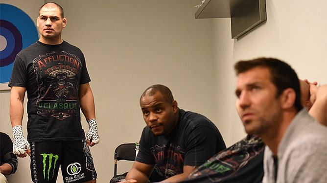 Daniel Cormier sends a heartfelt message for teammates Luke Rockhold and Cain Velasquez ahead of his retirement fight