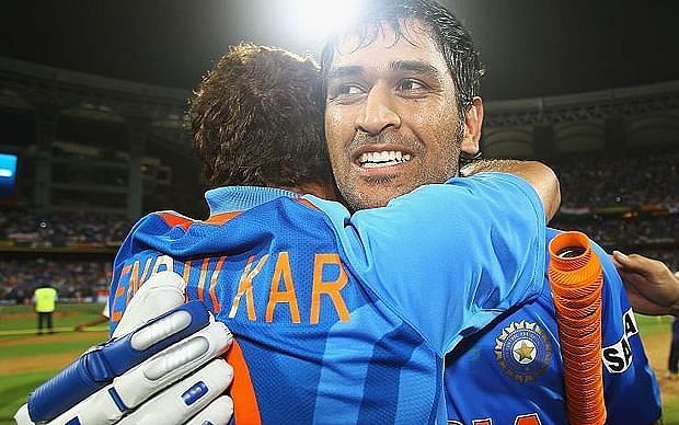 MS Dhoni allowed Sachin Tendulkar to take the centre stage when India won the 2011 World Cup