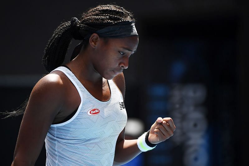 Coco Gauff at the 2020 Australian Open