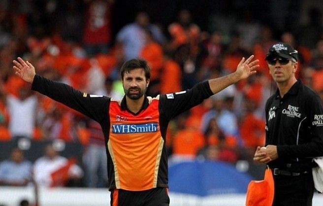 Parvez Rasool has picked 4 wickets in 11 IPL matches. Credits: Circle of Cricket
