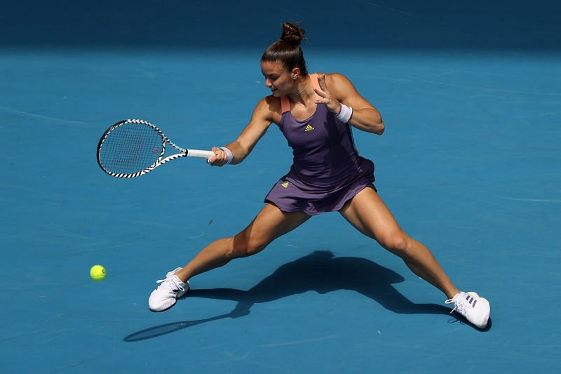 Maria Sakkari beat Yulia Putintseva in the second round