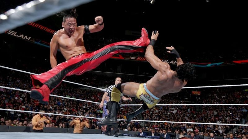 Although he lost, Shinsuke Nakamura had the momentum early on in the match