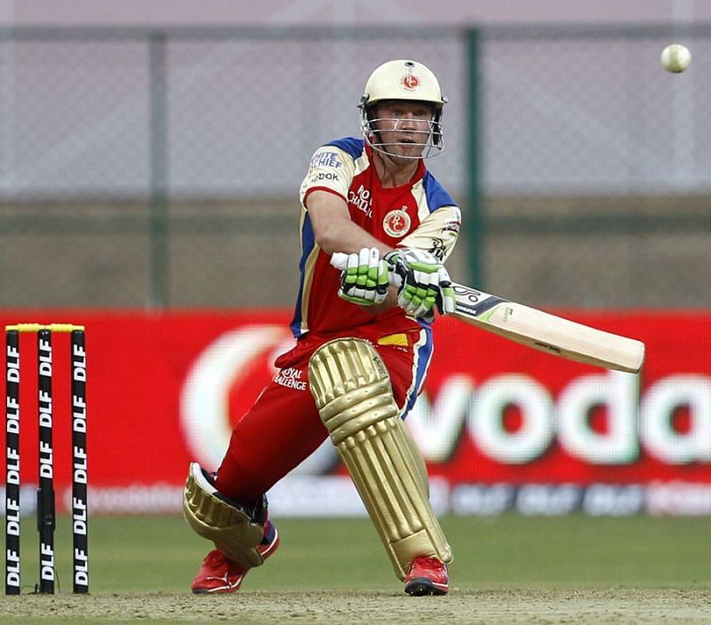 AB de Villiers in action during IPL.