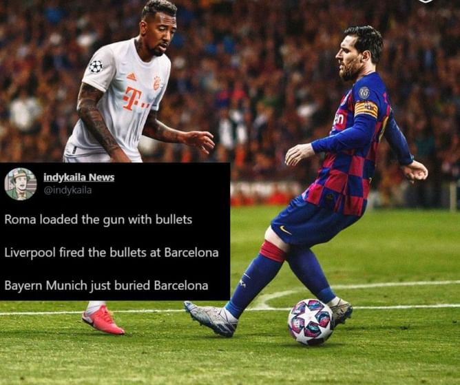 Twitter explodes as Bayern Munich humiliate Barcelona 8-2 to reach Champions League semi-finals