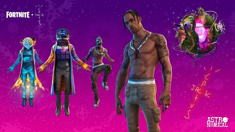 Travis Scott Fortnite Merch To Relive The Astronomical Experience Every Day