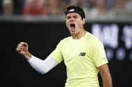 Milos Raonic at the 2020 Australian Open