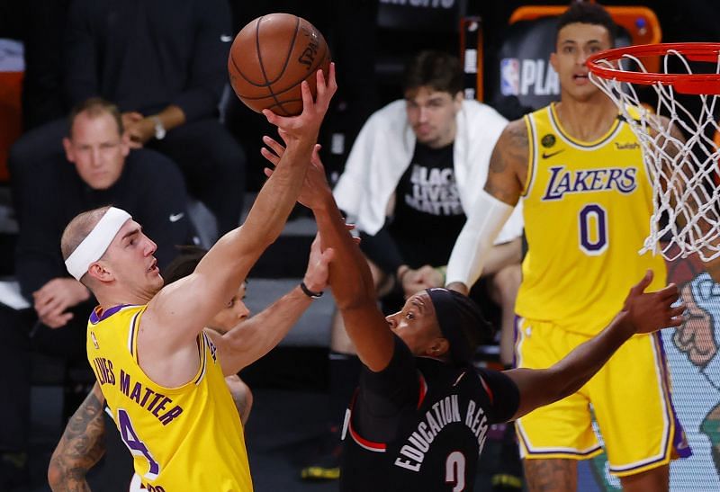 LA Lakers allowed Portland Trail Blazers into the game every time LeBron James took a breather