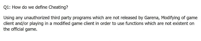 आधिकारिक वेबसाइट का FAQ सेक्शन (Image Credits: ff.garena.com)