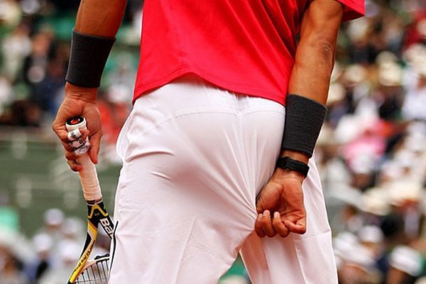 Rafael Nadal&#039;s notorious wedgie-ing was accurately replicated by the YouTuber