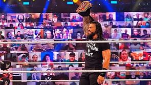 Roman Reigns reacts to his WWE return at SummerSlam