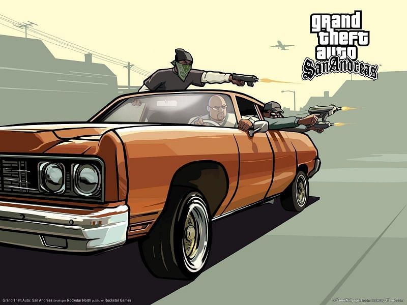 GTA San Andreas free download for windows 10 is illegal and fake (Image Source: Wallpapercave.com)