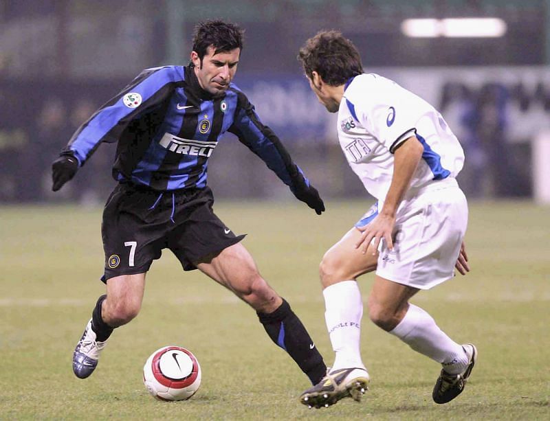 Luis Figo used to boot up for the Nerazzurri when these two teams last met