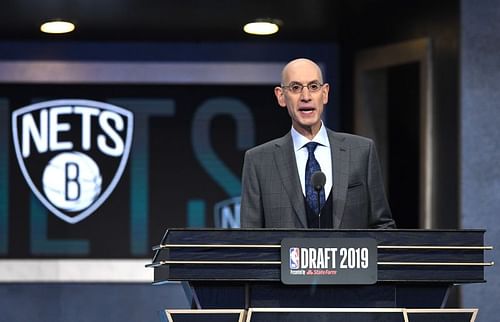 Adam Silvery at the 2019 NBA Draft