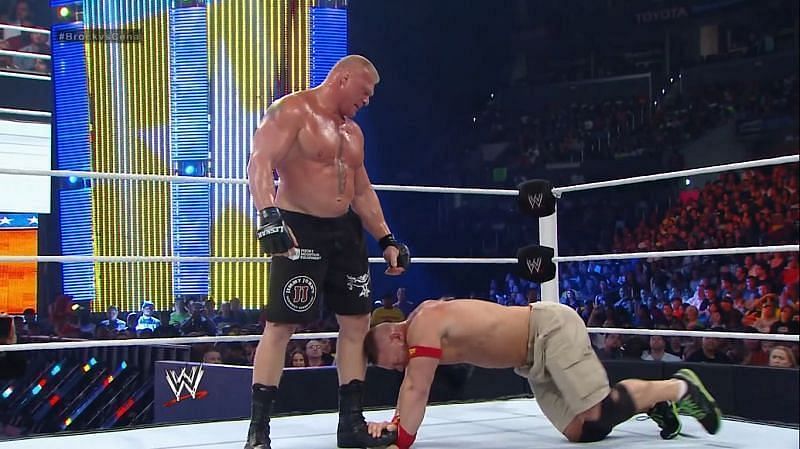 Brock Lesnar toyed with John Cena at SummerSlam 2014