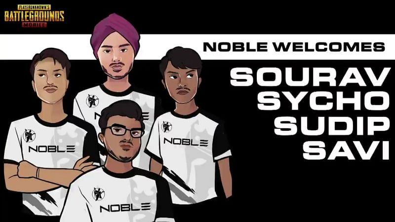 Noble ESports PUBG Mobile team