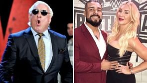 Ric Flair opens up about his future son-in-law Andrade, wanting to be on WWE television despite being 71
