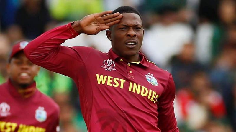 Sheldon Cottrell in action during World Cup 2019.