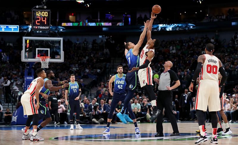 The Portland Trail Blazers take on the Dallas Mavericks in one of the biggest NBA games today