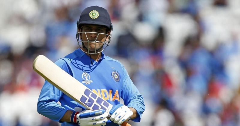 MS Dhoni was not at his best throughout the league stages of the 2019 World Cup.