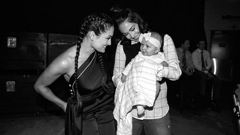 The Bella Twins with little Birdie