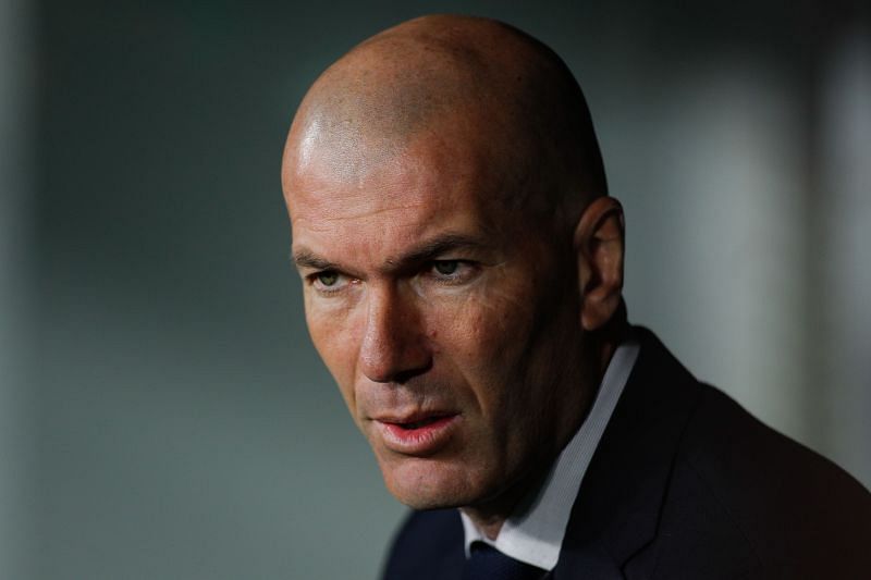 Head coach Zinedine Zidane of Real Madrid&nbsp;