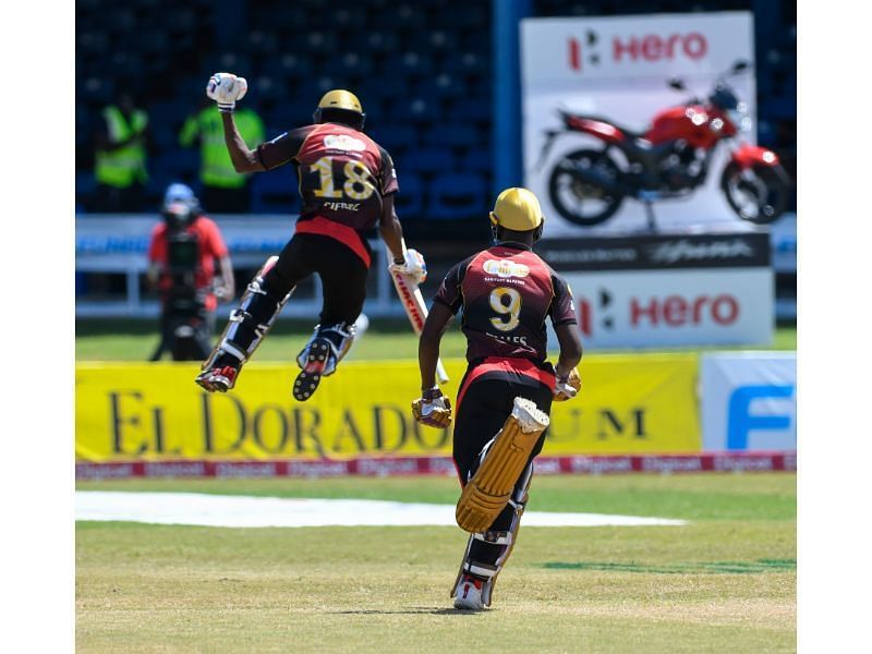 Khary Pierre&#039;s six helped TKR pull off an incredible win in the previous CPL game