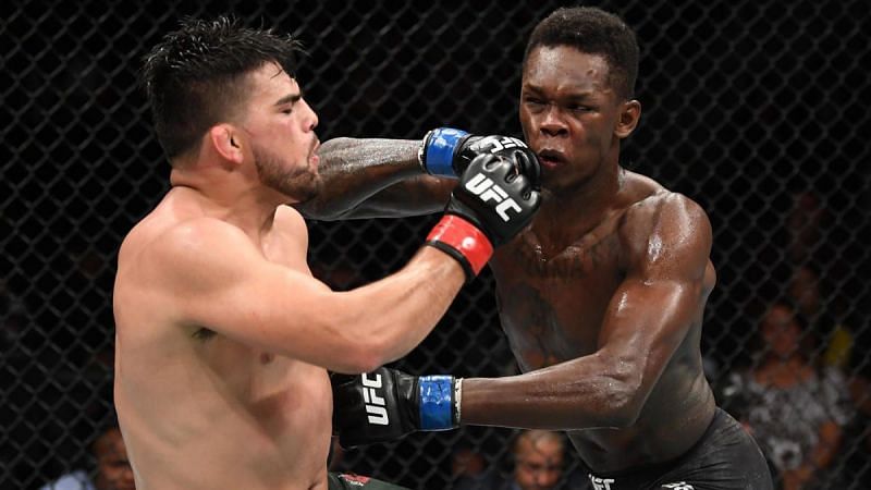 Israel Adesanya utilized his jab to great effect against Kelvin Gastelum