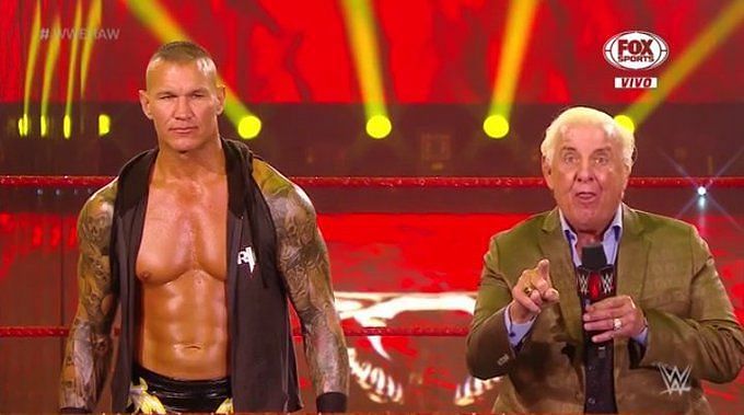 Randy Orton with Ric Flair on WWE RAW