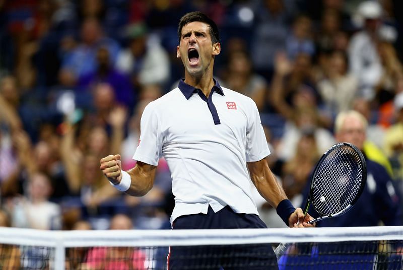 Novak Djokovic at the 2015 US Open