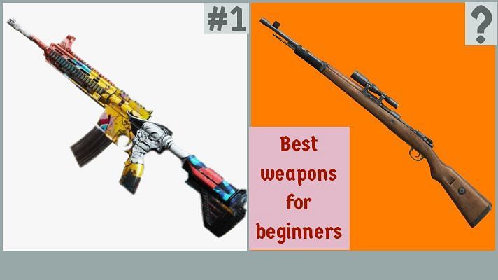 Best weapons for beginners to use in PUBG Mobile
